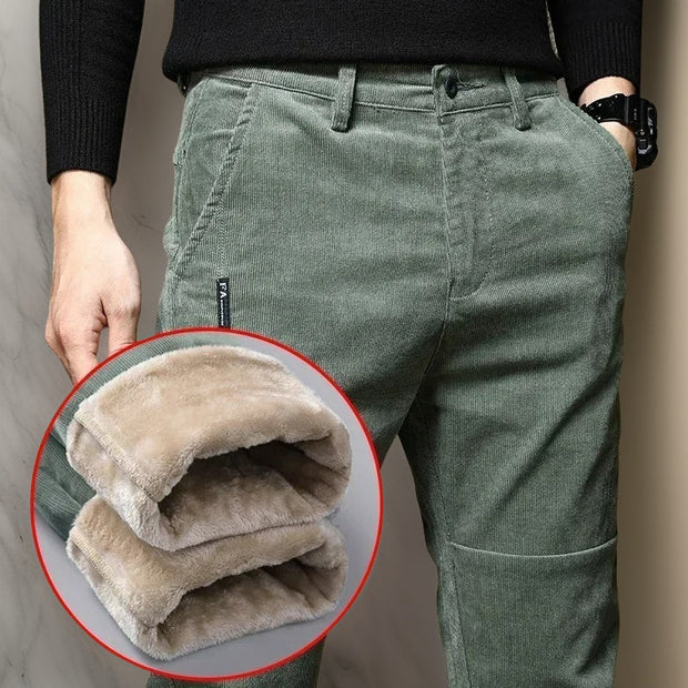 Pantalon d'hiver chaude pour hommes d'affaires
