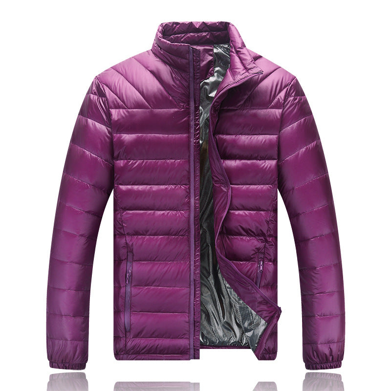 Leichte wattierte Herrenjacke mit Stehkragen - Tyler