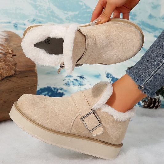 Bottines d'hiver pour femmes avec boucle décorative - Lianova