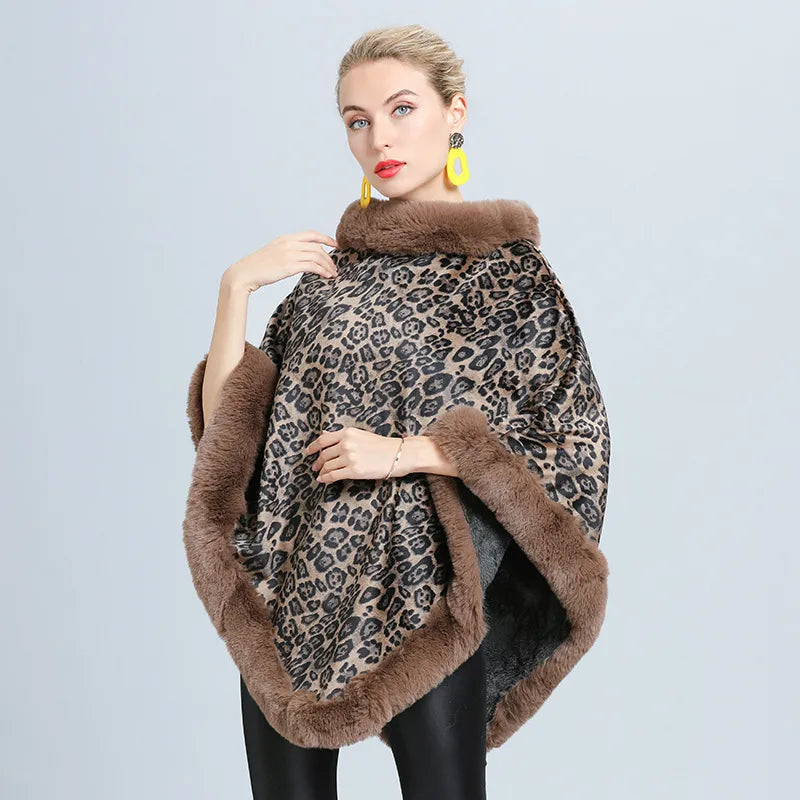 Angélique - Pullover Frau Poncho Decke Top
