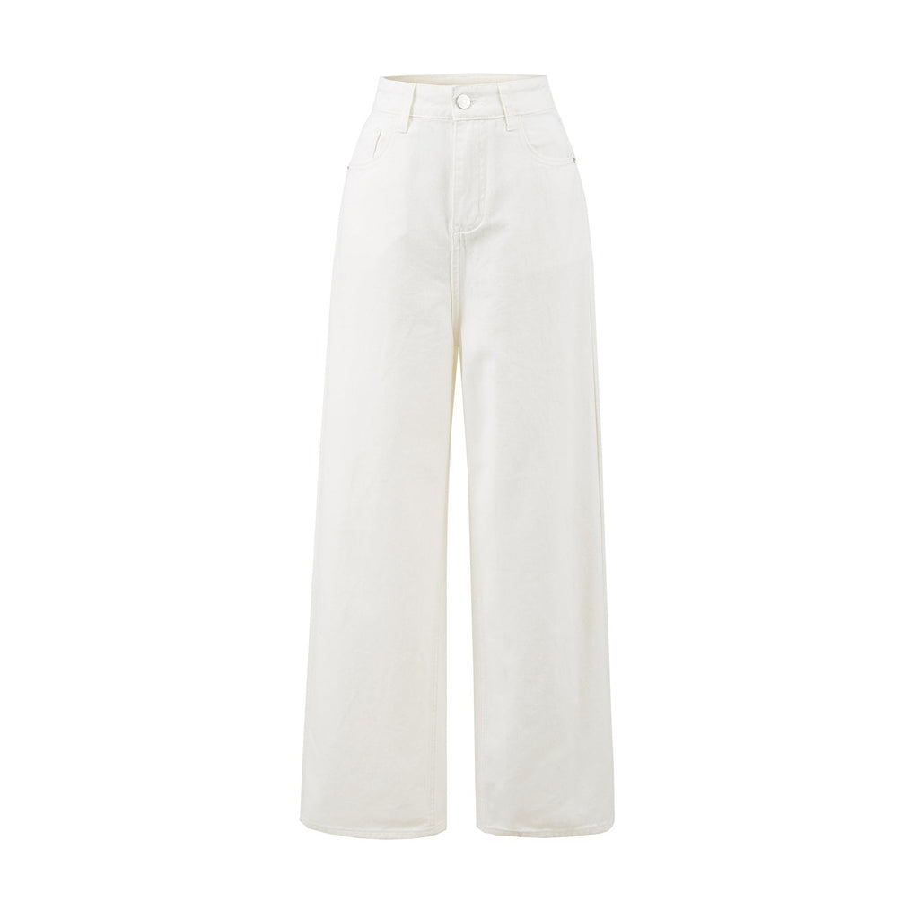 Damenhose mit weitem Bein und hoher Leibhöhe - Savrelle