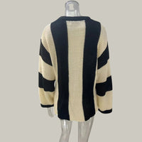 Selene - Strickpullover mit kontrastierendem Muster