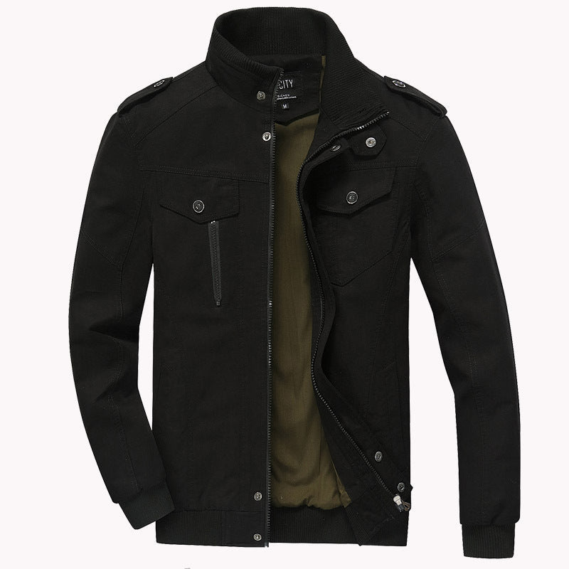 Herrenjacke Baumwolle Militär Casual - Arvid