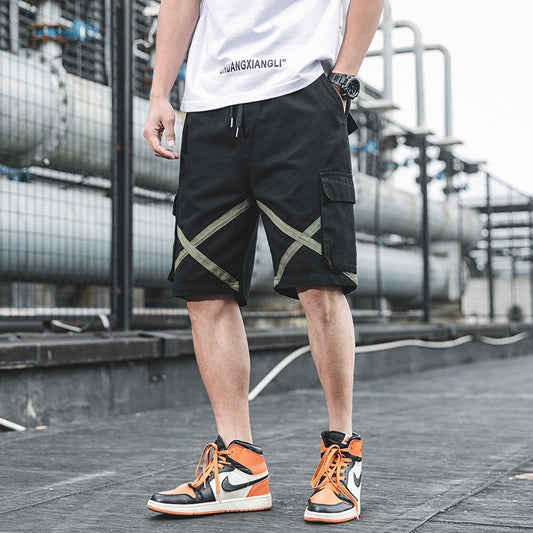 Herren-Baumwollshorts mit urbanem Cargo-Design - Damien
