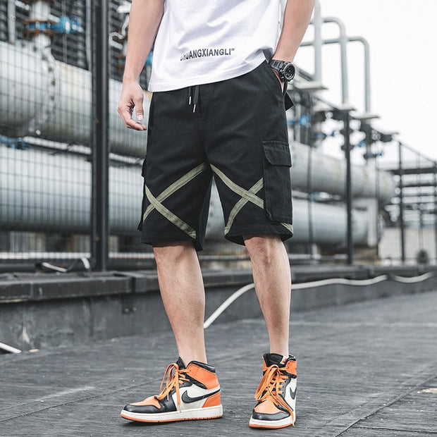 Short homme en coton au design urbain cargo - Damien