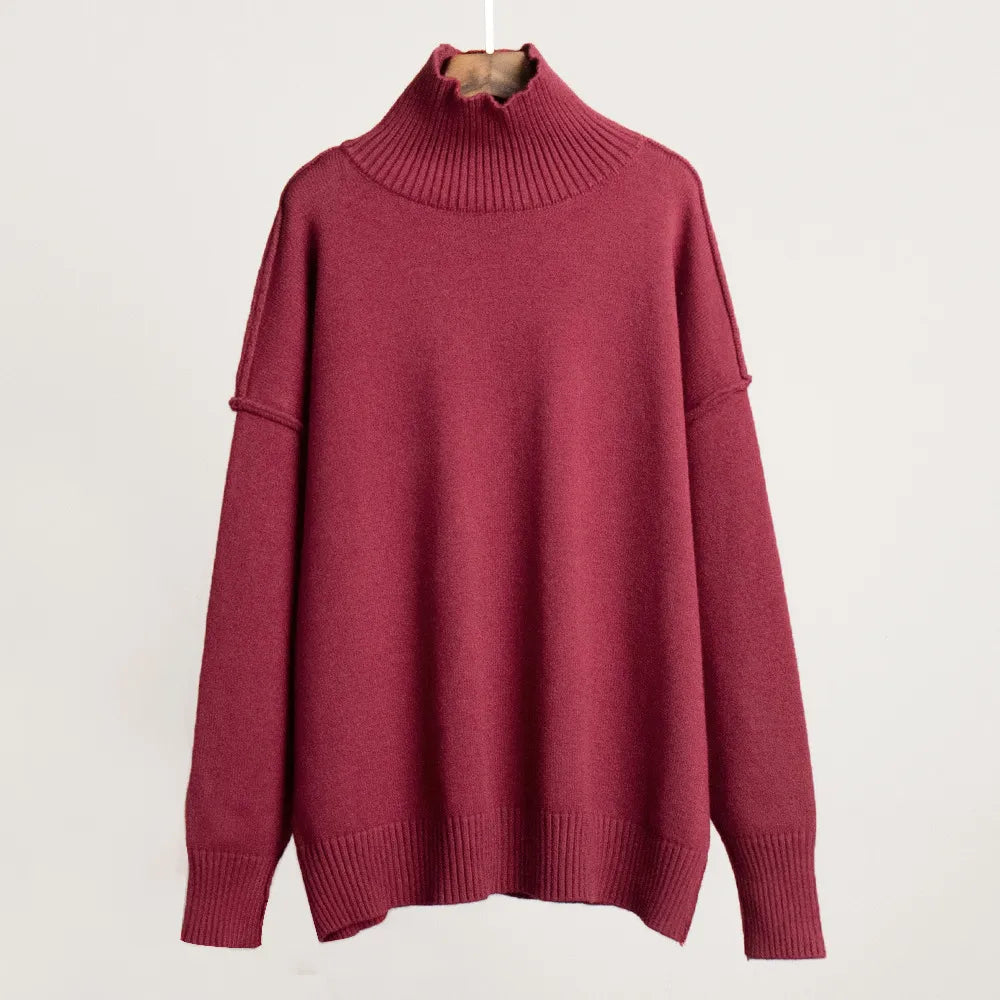 Vivien - Rollkragenpullover einfarbig
