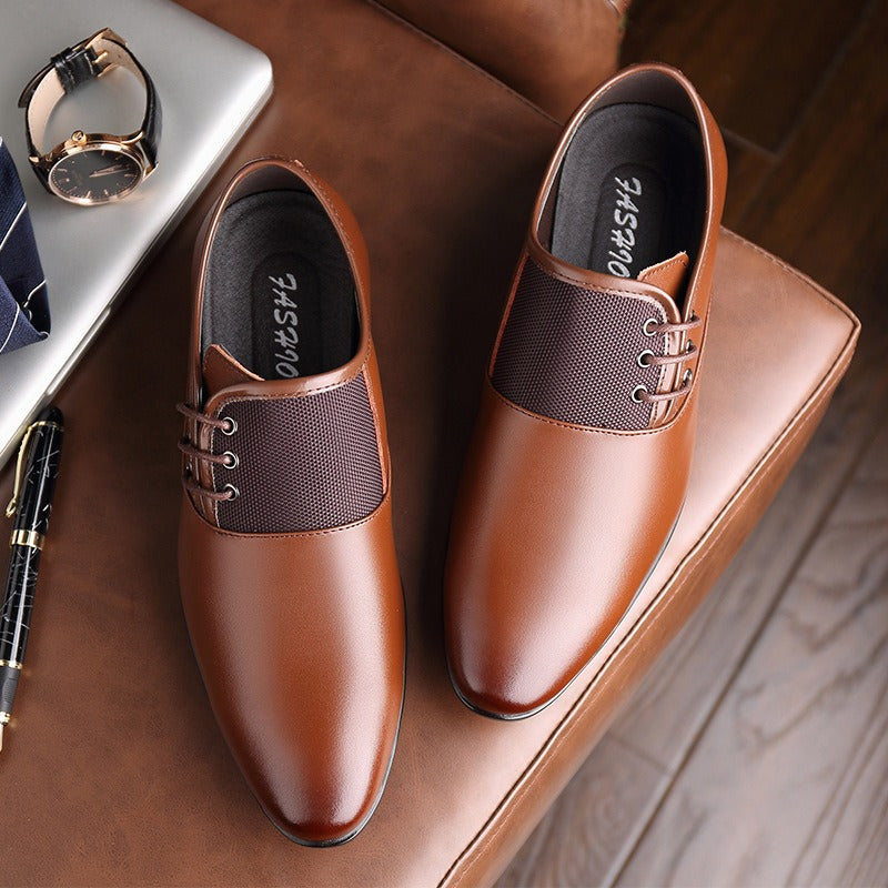 Herrenformale Schuhe Lackleder spitze Zehe eleganter Stil - Damián