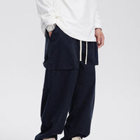 John - Pantalon droit rétro en velours côtelé pour hommes