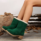 Damenstiefelette mit flauschigem Futter - Lurean