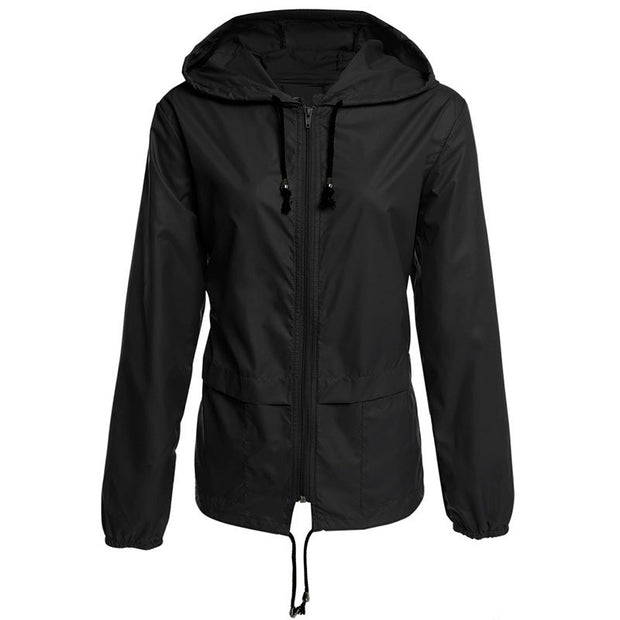 Veste imperméable légère avec capuche - Elarat
