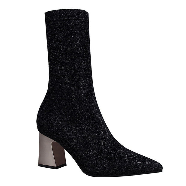 Hlakaja - Bottes Courtes à Sequins