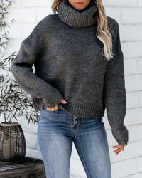 Gestrickter Rollkragenpullover für Frauen - Aurelia