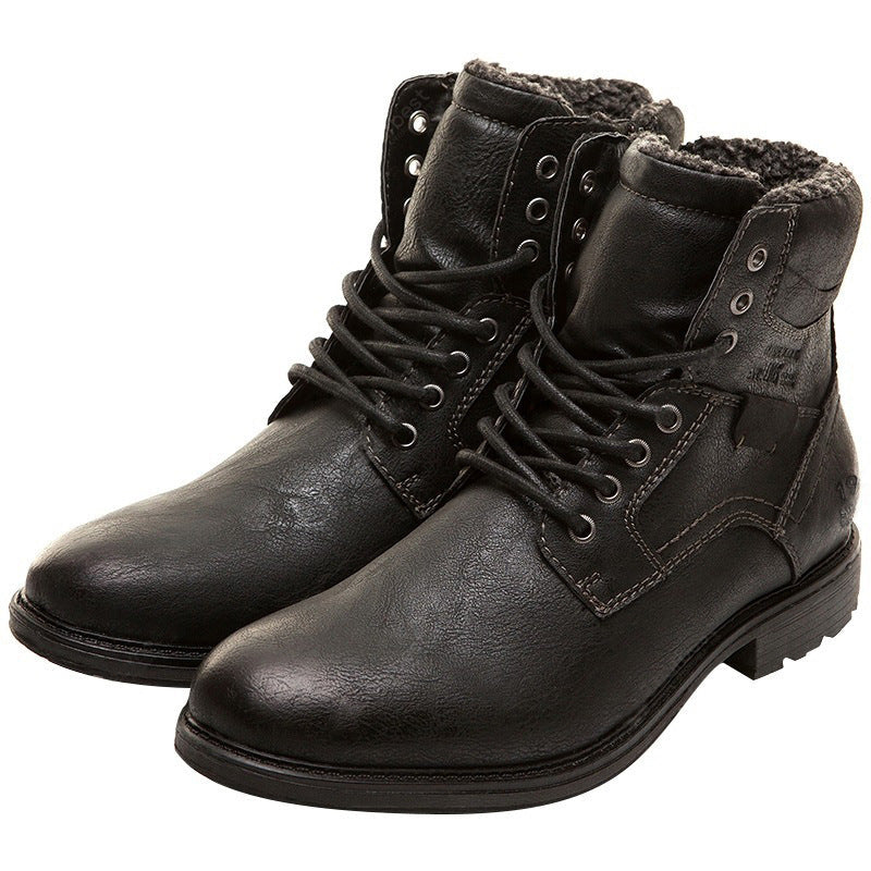 Winterstiefel mit Ledereffekt für Herren - Darsen
