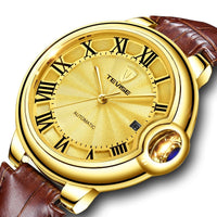 Montre élégante pour hommes avec chiffres romains