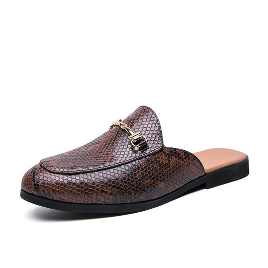 Mules habillées pour hommes, avec des ferrures en métal - Kervan