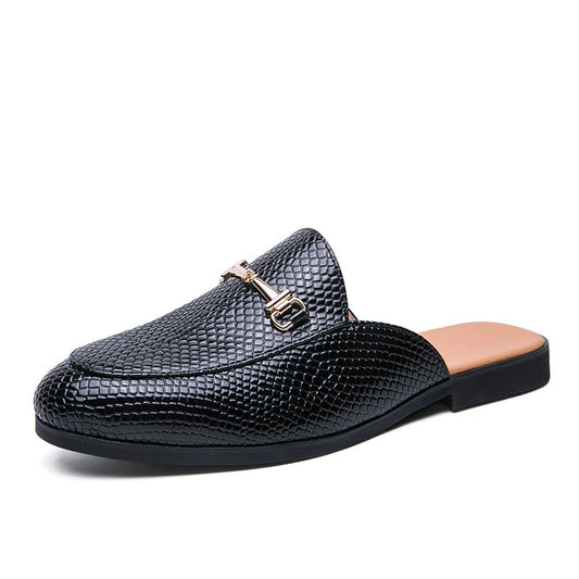 Mules habillées pour hommes, avec des ferrures en métal - Kervan