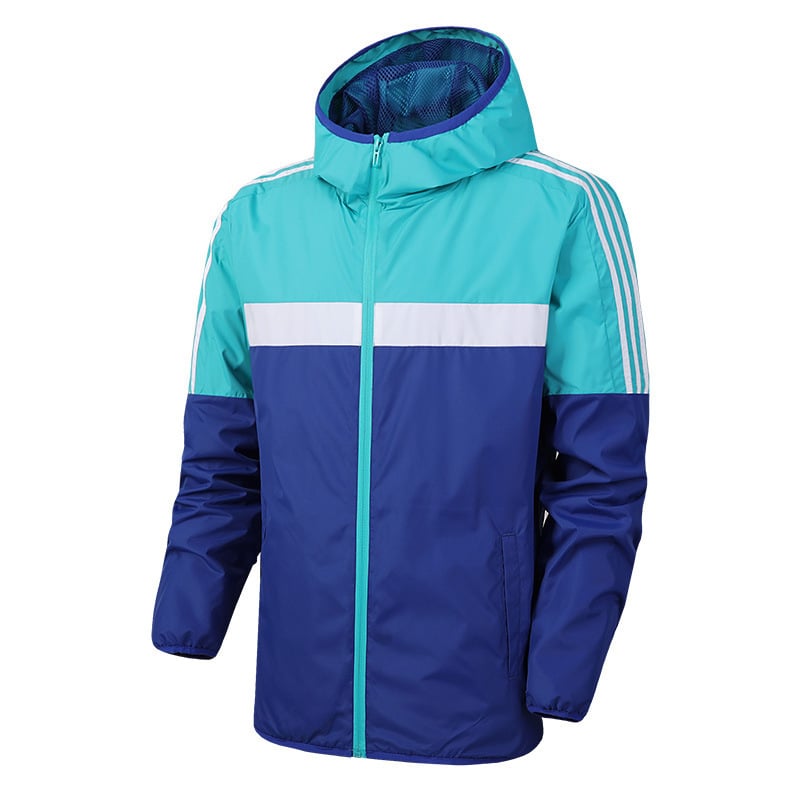 Leichte Herrenjacke mit Kapuze und Reißverschluss - Virex