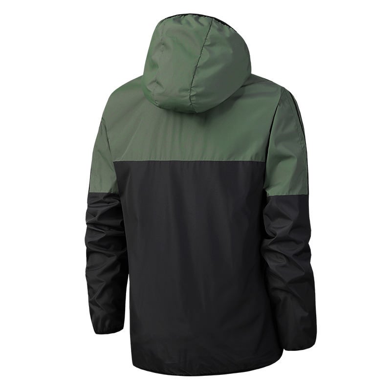 Leichte Herrenjacke mit Kapuze und Reißverschluss - Virex