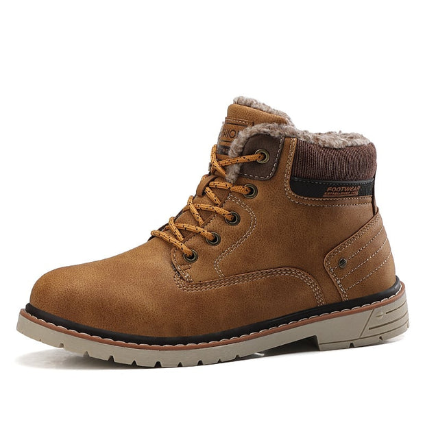 Herren-Winterstiefel mit Thermofutter und robuster Sohle - Karsen