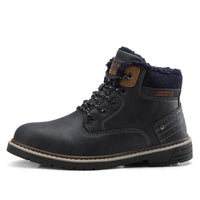 Herren Lederstiefel mit Thermofutter und rutschfester Sohle - Bale