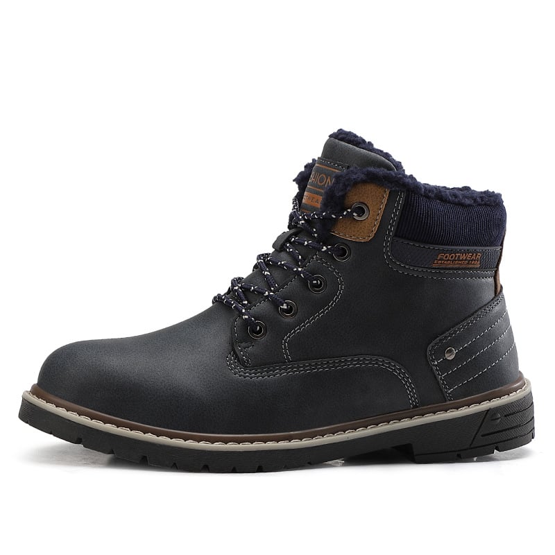 Herren-Winterstiefel mit Thermofutter und robuster Sohle - Karsen