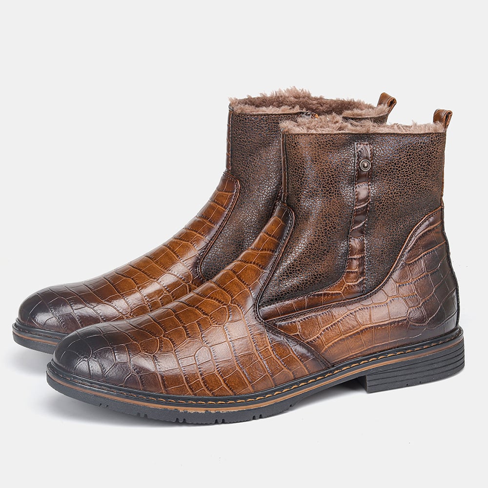 Stylische Herren-Winterstiefel mit Warmfutter - Lars