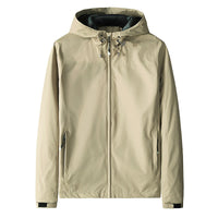 Herren Windjacke mit Kapuze und Reißverschluss - Elvan