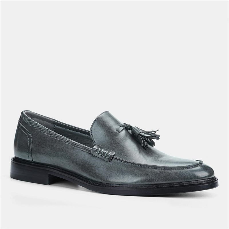 Modische Leder Slipper mit Quasten für Männer - Kaster