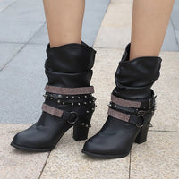 Goldie - Bottes avec Strass et Boucle