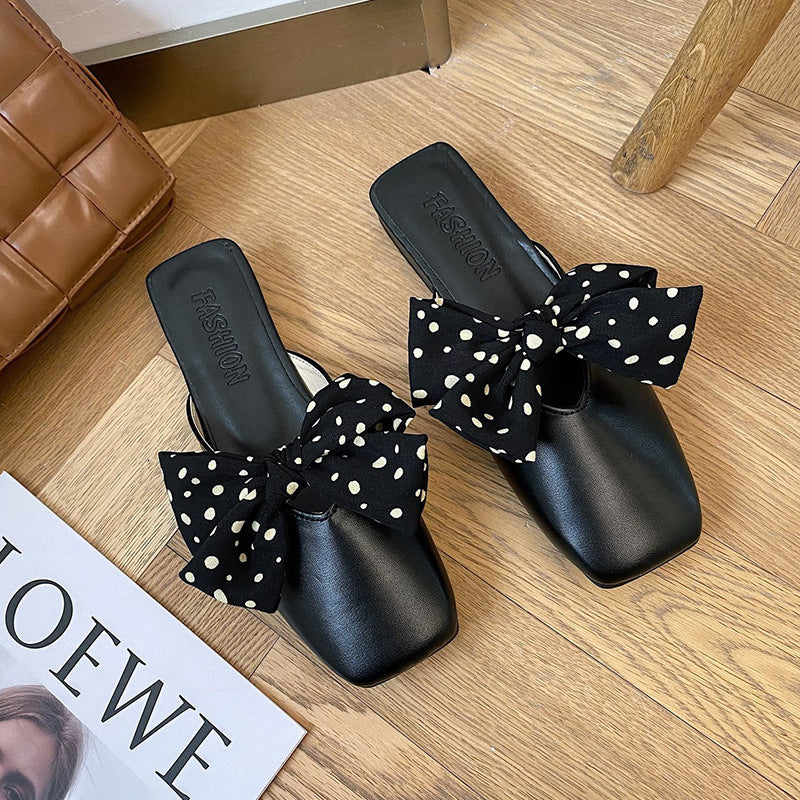 Elegante Damen-Slipper mit quadratischer Spitze - Fiorella