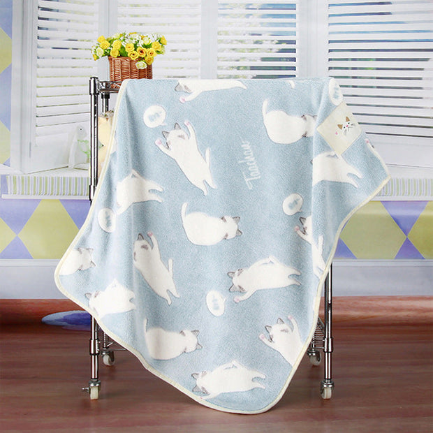Couverture en polaire pour animaux de compagnie