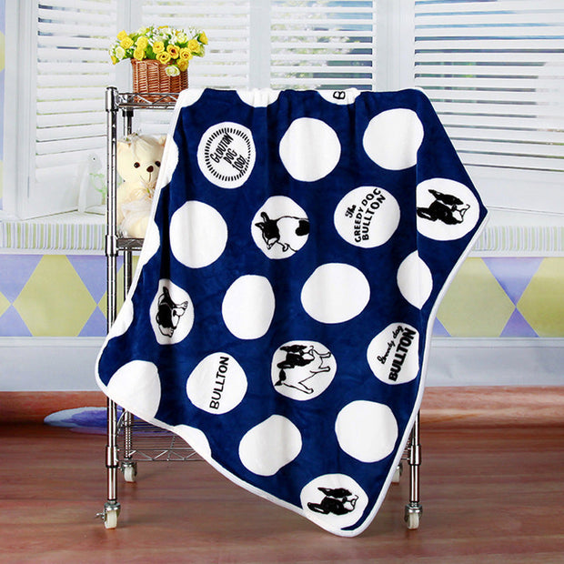 Couverture en polaire pour animaux de compagnie