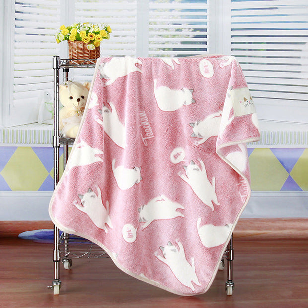 Couverture en polaire pour animaux de compagnie