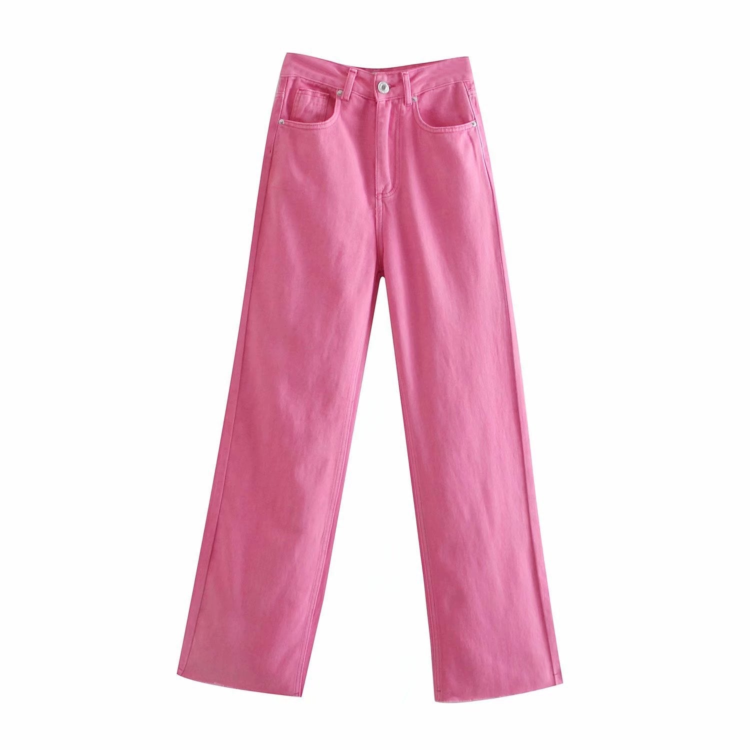 Damenjeans mit geradem Bein und hoher Taille - Neriva