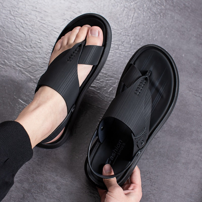 Ergonomische Herren-Sandalen aus Synthetik ineinandergreifend - Dario