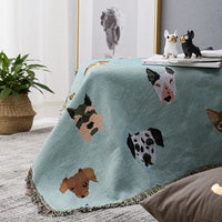 Couverture en coton imprimé