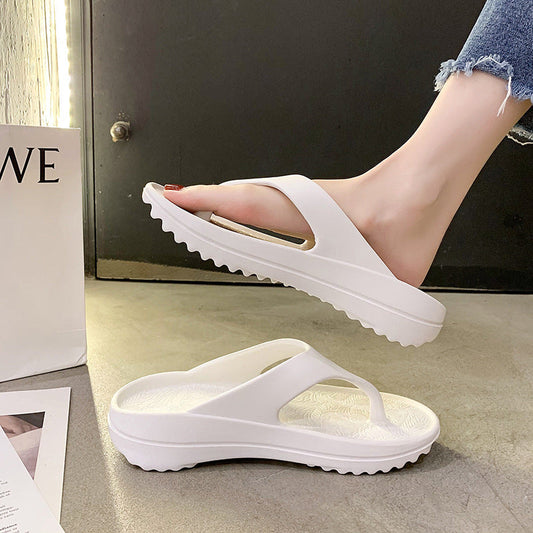 Neves - Tongs Sandales Plates pour Femmes