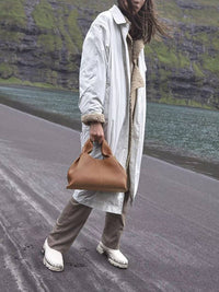 Marina - Sac à main polyvalent de couleur unie