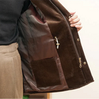 Luxuriöse Cordjacke für Herren im Herbststil - Robinson