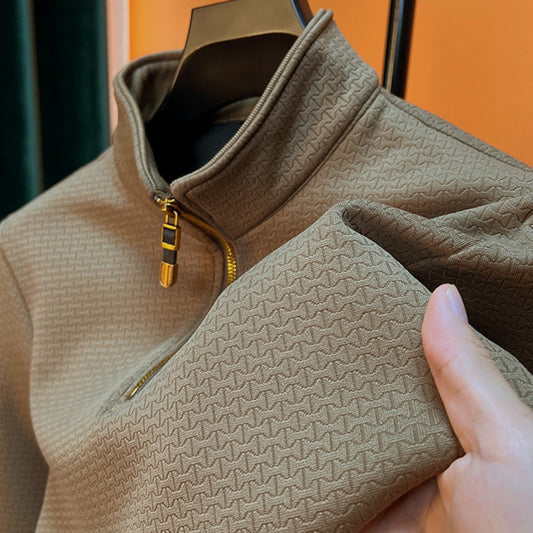 Nero - Pull à col roulé et manches longues pour homme