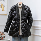 Steppjacke für Damen mit Taillenverstellung - Elvira