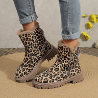 Damen Winterstiefel mit Tiermotiv und warmem Futter - Yuliana