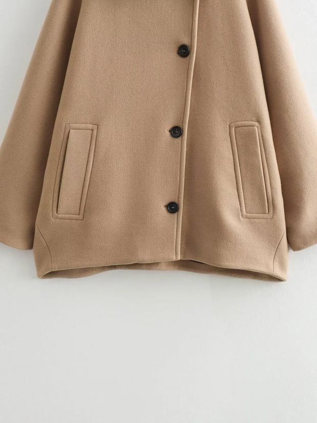 Scarlett - Manteau vintage avec col à la mode