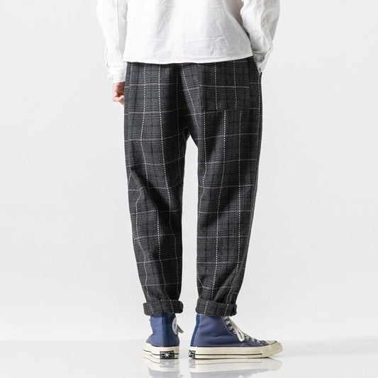 Herrenhose mit Druck - Mau
