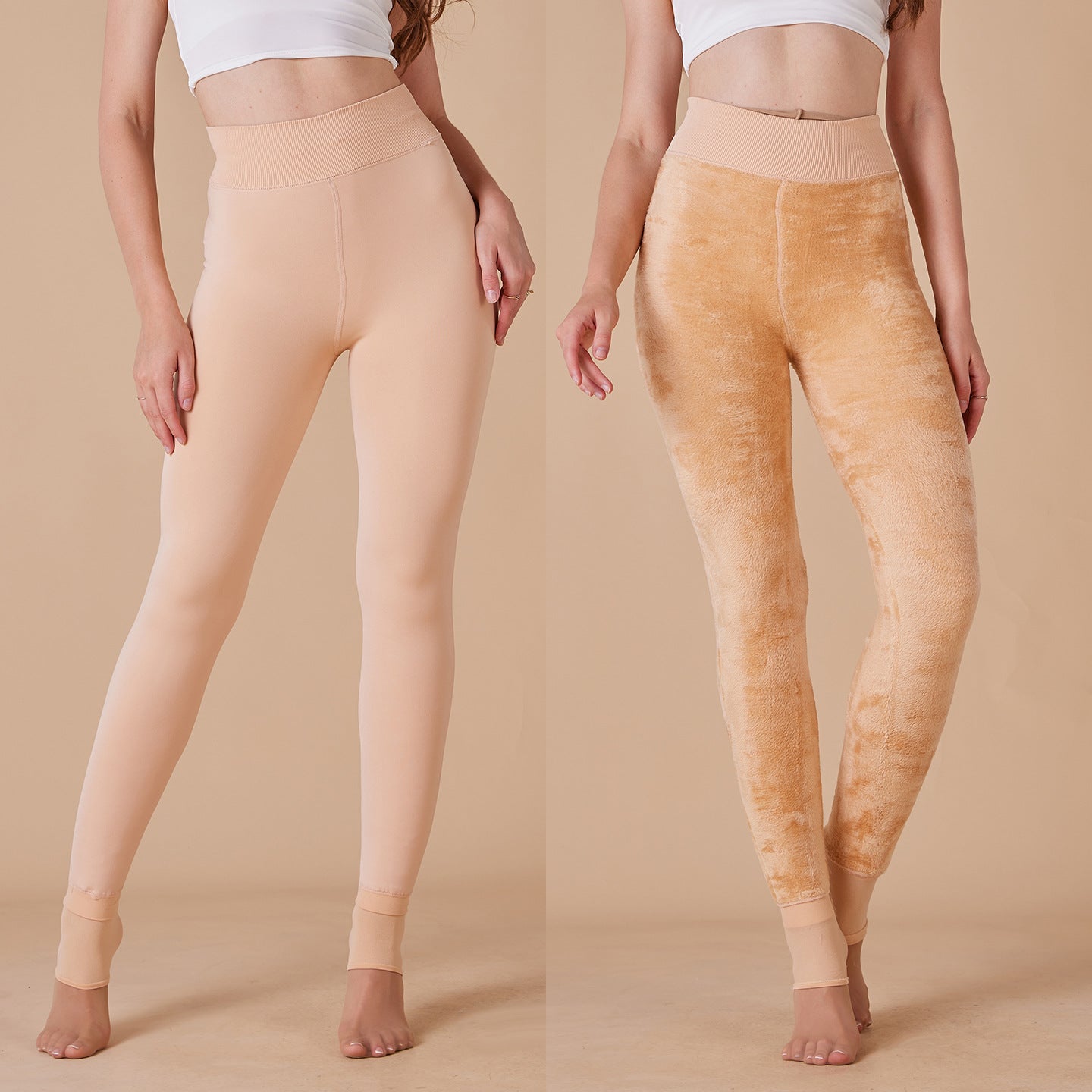 Thermo-Leggings mit Fleece-Futter - Aube