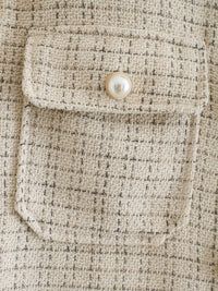 Carole - Manteau pour femmes avec boutons en perles