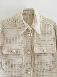 Carole - Manteau pour femmes avec boutons en perles