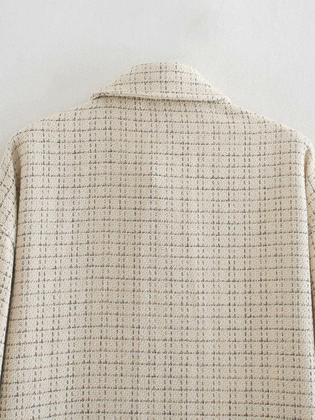 Carole - Manteau pour femmes avec boutons en perles