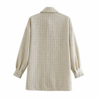 Carole - Manteau pour femmes avec boutons en perles