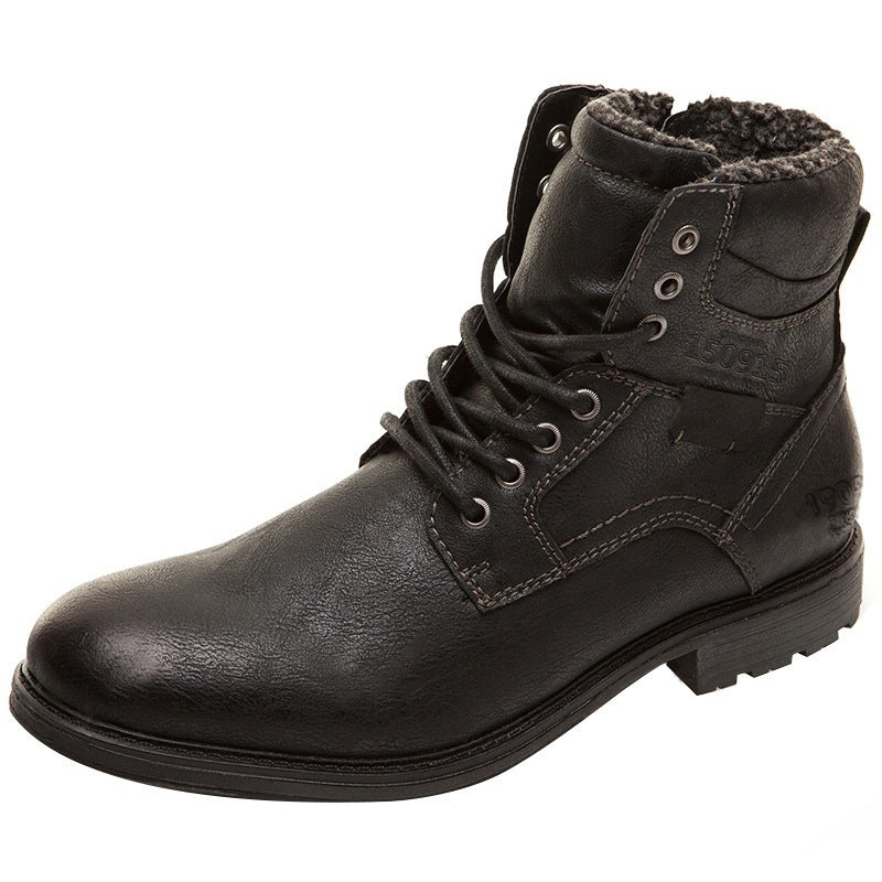 Winterstiefel mit Ledereffekt für Herren - Darsen